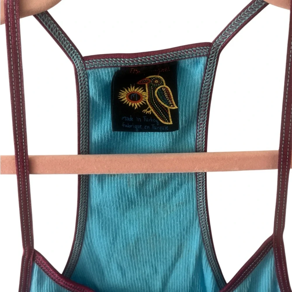 Vintage Free people Blue Floral Women's Top - Picture 2 of 8